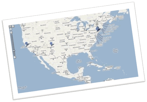 View interactive map of locations