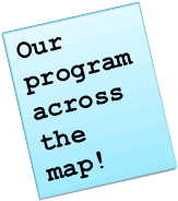 Our program across the map